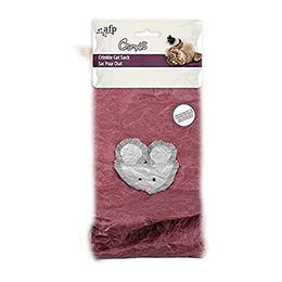 All For Paws AFP Crumples Crinkle Cat Sack Spielzeug aus Plüsch in Lila - 200 g – Bild 1 von 4