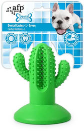All For Paws AFP Dental Chews Kaktus Kauspielzeug aus Gummi Grün Größe L für Hunde - 10 kg – Bild 1 von 3