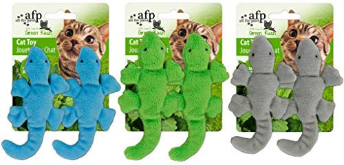 ALL FOR PAWS AFP Green Rush Gecko Plüschtier in Grün und Bunt – Bild 1 von 2