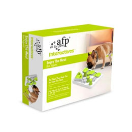 Produktbild von All For Paws AFP Interactives Enjoy The Meal Intelligenzspielzeug aus Kunststoff in Grün und Bunt