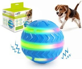 All for paws AFP Interaktiver Motion Activated Hundeball aus Kunststoff in Blau – Bild 1 von 7