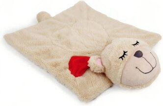 All for paws AFP Kuscheltier Little Buddy Bärendecke für Hunde aus Plüsch in Beige zur Beruhigung von Welpen – Bild 1 von 1
