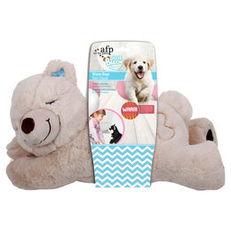 All For Paws AFP Little Buddy Warm Bear Plüschspielzeug für Welpen zur Beruhigung - 1 Stk. – Bild 1 von 13