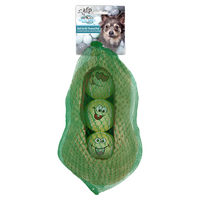 Produktbild von All For Paws AFP Meta Ball Hundespielzeug Set mit Erdnusshülle aus Plüsch