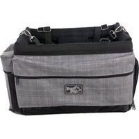 Produktbild von all for paws AFP New Travel Dog Fahrradkorb Deluxe für kleine Hunde in Grau mit Aluminium-Halterung - 3,5 kg