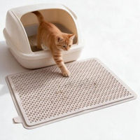Produktbild von All For Paws Anti-Tracking Katzenstreu-Matte aus Silikon 51,5 x 34,4 cm
