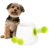 Produktbild von All for paws Automatischer Ballwerfer Wurfspielzeug für kleine Hunde in Weiß aus Kunststoff