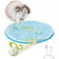 Produktbild von All for paws Chase Me Nowhere Interaktives Elektrisches Katzenspielzeug aus Polyester in Bunt