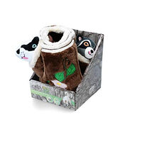 Produktbild von ALL FOR PAWS Dig it Intelligenzspielzeug Baumstamm mit 2 Spielzeugen Medium Braun Bunt
