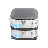 Produktbild von All For Paws Go Fresh Clump Seal Jumbo Ersatzbeutel für Katzenstreu Schwarz 2er-Pack