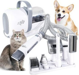 All For Paws Grooming Kit Pro 7-in-1 Hundeschermaschine für alle Felltypen in Weiß – Bild 1 von 3