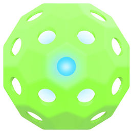 Produktbild von All For Paws Hundespielzeug K-Nite-Light Up Fußball Grün Größe S