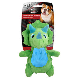 all for paws Hundespielzeug My T-Rex Thomas the Mini Triceratops Plüschspielzeug Größe S – Bild 1 von 2