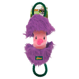 Produktbild von All For Paws Hundespielzeug Safari Leave Me Alone Flamingo in Lila und Bunt