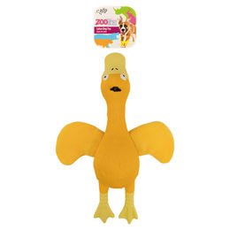 Produktbild von All For Paws Hundespielzeug Soft Wing Ente aus Plüsch und Latex Gelb