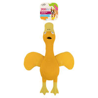 Produktbild von All For Paws Hundespielzeug Soft Wing Ente aus Plüsch und Latex Gelb
