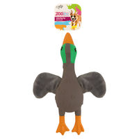 Produktbild von All For Paws Hundespielzeug Soft Wing Stockente aus Plüsch und Latex in Bunt