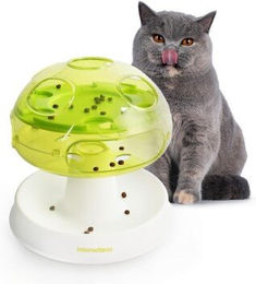 All For Paws Intelligenzspielzeug Slow-Feeder Mushroom aus Kunststoff in Grün – Bild 1 von 3