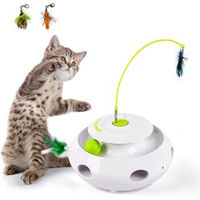 Produktbild von All for paws Interaktives elektrisches Katzenspielzeug Bug Hut 3-in-1 in Weiß aus Kunststoff