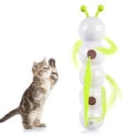 Produktbild von All For Paws Interaktives Elektrisches Katzenspielzeug Wack'A'Worm Post aus Kunststoff Bunt