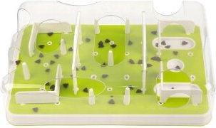 Produktbild von All for paws Interaktives Katzenspielzeug Slow-Feeder Intelligenzspielzeug aus Kunststoff in Grün
