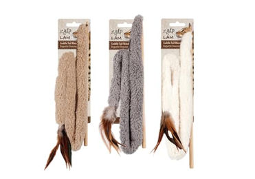 All For Paws Katzenangel Cuddle Tail Wand mit Lambswool Wolle - 200 g – Bild 1 von 3