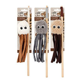 All For Paws Katzenangel Lambswool Octopus Spielzeug für erwachsene Katzen – Bild 1 von 3