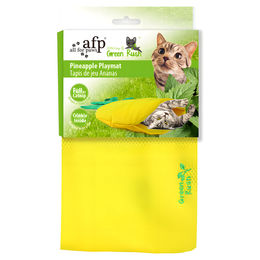 All For Paws Katzenkissen Green Rush Ananas aus Plüsch mit Catnip – Bild 1 von 3