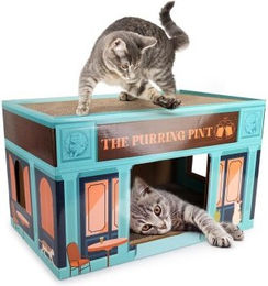 All for paws Kratzpappe Vintage The Purring Pint Scratcher für Katzen – Bild 1 von 3