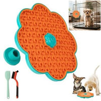 Produktbild von All For Paws Lick'A'Disk Leckmatte aus Silikon Orange