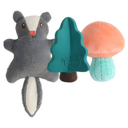 ALL FOR PAWS Little Buddy Plüschspielzeug für Welpen Rosa Bunt 3er Pack – Bild 1 von 4
