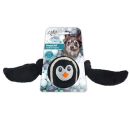 All For Paws Meta Ball Hundespielzeug Pinguin aus Plüsch bunt schwarz – Bild 1 von 2