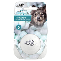 All For Paws Meta Ball Super Jumper Hundespielzeug aus TPR in Weiß – Bild 1 von 2