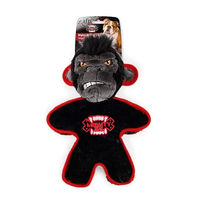 Produktbild von All For Paws Mighty Rex Kauspielzeug Affe aus Plüsch Schwarz - 200 g