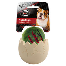 All For Paws My T-Rex Plüschspielzeug für Hunde mit Gummi-Elementen in Grün – Bild 1 von 2
