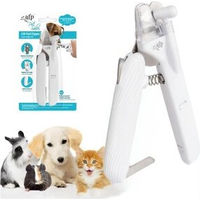 Produktbild von All For Paws Pet Salon LED-Nagelknipser Krallenschere aus Edelstahl in Weiß für alle Tiergrößen