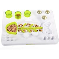 Produktbild von All For Paws Slow-Feeder Futterstation Fisch in Weiß aus Kunststoff