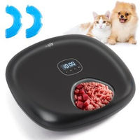 Produktbild von All For Paws Smarter Futterautomat mit Akku Schwarz