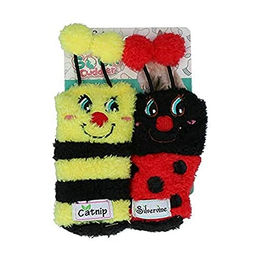 Produktbild von ALL FOR PAWS Sock Cuddler Bug Katzenminze Spielzeug für Katzen aus Plüsch 2er Pack