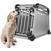 Produktbild von All for paws Transportbox aus Aluminium Grösse L Silber