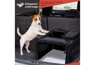 Produktbild von All Pets United Faltbare Tiertransportbox XL aus wasserabweisendem Oxford-Gewebe für Hunde und Katzen