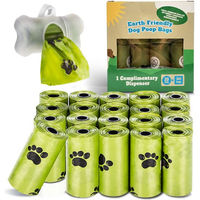 Produktbild von all Pets United Hundekotbeutel mit Spender und Leinenhalter biologisch abbaubar 300 Stück