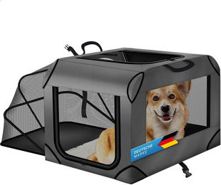 all Pets United Transportbox für Hunde und Katzen faltbar aus wasserfestem Oxford-Gewebe Größe M – Bild 1 von 5