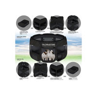Produktbild von all Pets United XXL Welpen-Laufstall aus wasserfestem Oxford-Gewebe für Hunde, Katzen und Kleintiere Schwarz