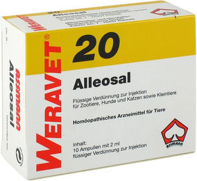 Alleosal 20 Vet Ampullen für Hunde, Katzen, Kleintiere und Zootiere 10x2 ml von Biokanol Pharma – Bild 1 von 2