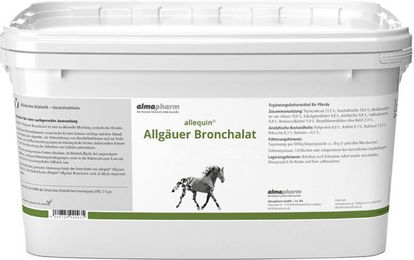 Produktbild von Almapharm Allequin Allgäuer Bronchalat Ergänzungsfutter Granulat für die Atemwege 1000g