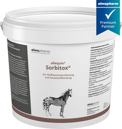 Produktbild von almapharm allequin Sorbitox Mikrogranulat Ergänzungsfutter für Leber Magen-Darm und Stoffwechsel 3000g