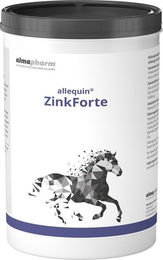 Produktbild von almapharm allequin ZinkForte Nahrungsergänzung und Mineralfutter für Haut, Fell und Hufe als Pulver 1000g