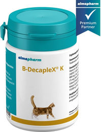 Produktbild von almapharm B-DecapleX Vitamin B Nahrungsergänzung für Katzen in Tablettenform