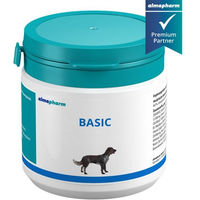 Produktbild von almapharm BASIC Mikronährstoffe Pulver zur Unterstützung des Immunsystems und der Rekonvaleszenz für Hunde mit Vitaminen 100g